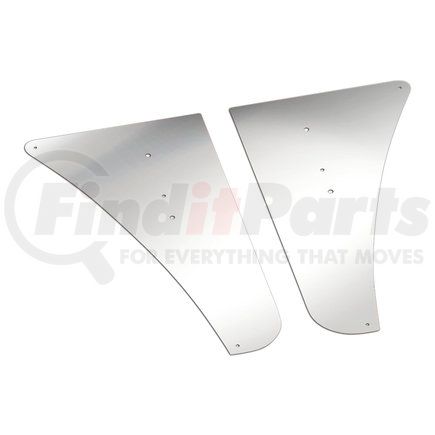 UNITED PACIFIC 29119 - hood panel - stainless plain lower hood panel for 1989+ kenworth w900l | stainless plain lower hood panel for 1989+ kenworth w900l