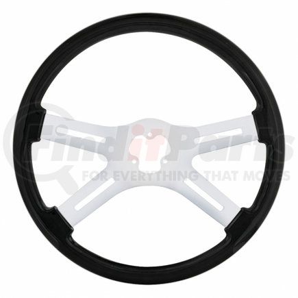 United Pacific 88237 Steering Wheel - 18", Carbon Black