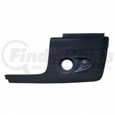 United Pacific 21068 Bumper End - Driver Side, with 1 Fog Light Hole, for 2005+ Freightliner Century