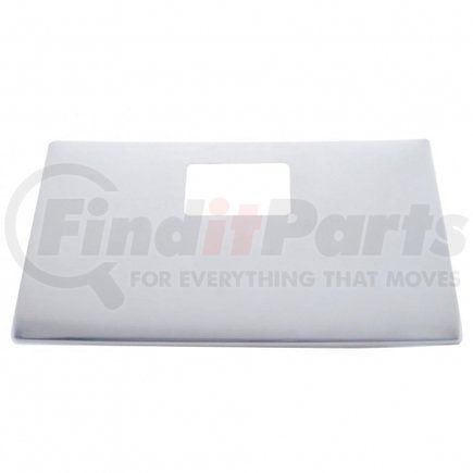 UNITED PACIFIC 21523 - glove box door cover - 2002+ kenworth stainless glove box cover | 2002+ kenworth stainless glove box cover