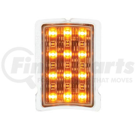 UNITED PACIFIC FPL4001LED - turn signal light - led turn signal - front for 1940 ford car and 1940-41 ford truck | 21 led turn signal for ford car (1940) & truck (1940-1941) - amber led