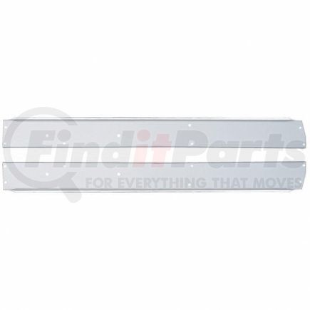 United Pacific 88007 Body B-Pillar - Window Sill Cover, Stainless, for Peterbilt