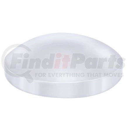 United Pacific 10240 Axle Hub Cap - Rear, 8 1/2", Chrome, Dome Style, for Mack