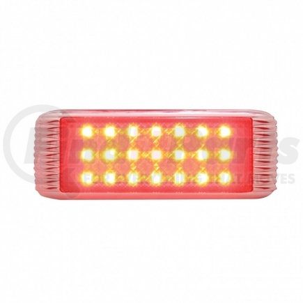 United Pacific FTL414103 Tail Light - 21 LED, with Chrome Bezel and Flush Mounting Pad, for 1941 Ford Car
