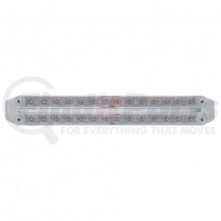 UNITED PACIFIC 37667 Turn Signal Light - Dual 14 LED 12" Light Bars, Amber LED/Clear Lens