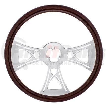 United Pacific 88103 Steering Wheel - 18", Wood, Hourglass