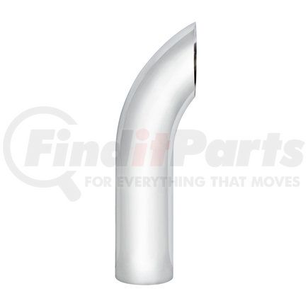 United Pacific C1-5-084 Exhaust Stack Pipe - 5", Curved, Plain Bottom, 84" L