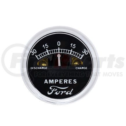 UNITED PACIFIC A1052L Ammeter - 30-0-30 Ford Script, for 1928-1931 Ford Model A