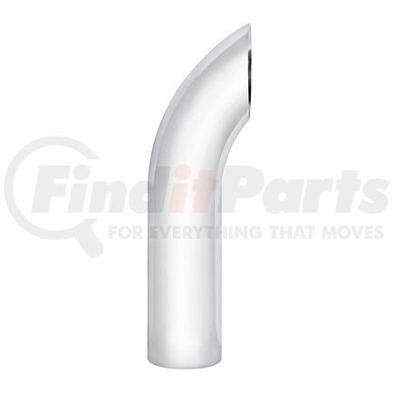 UNITED PACIFIC C1-5-096 Exhaust Stack Pipe - 5", Curved, Plain Bottom, 96" L