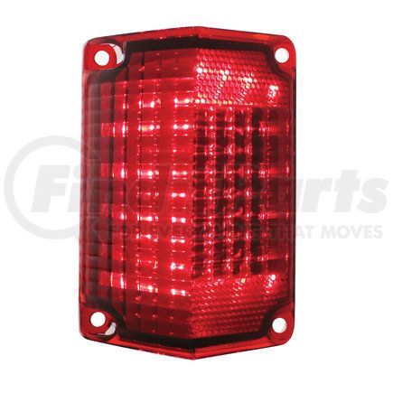 UNITED PACIFIC CTL6869LED-L Tail Light Lens - 30 LED, Driver Side, for 1968-1969 Chevy El Camino and Station Wagon