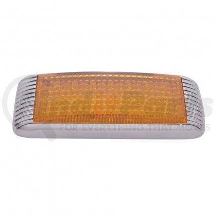 UNITED PACIFIC FPL4111A Parking Light - 21 LED, 1941 Ford Car Style, Front, Chrome, Amber LED, with Flush Mount