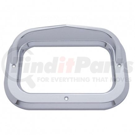 UNITED PACIFIC 10485 - rectangular light bezel w/ visor
