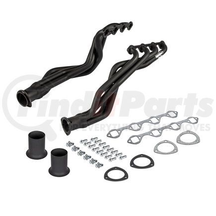 UNITED PACIFIC 110588 - header - 289/302/351w long tube headers for 1966-77 bronco - black | 289/302 long tube headers for 1966-77 bronco