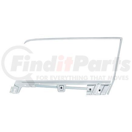 United Pacific 110633 Door Glass Frame Kit - for 1967-1968 Ford Mustang Coupe