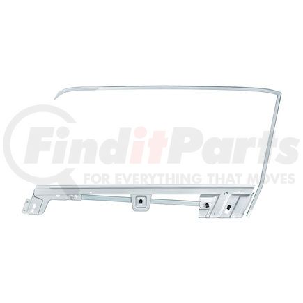 United Pacific 110635 Door Mirror Frame - Driver Side, for 1967-68 Ford Mustang Convertible