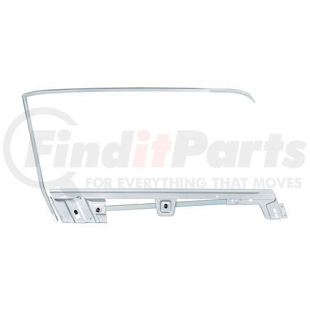 United Pacific 110634 Door Mirror Frame - Passenger Side, for 1967-68 Ford Mustang Convertible