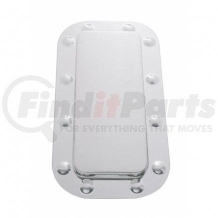 United Pacific 20562 Door Vent Cover - Vent Door Cover and Dimpled Trim Set, for Peterbilt
