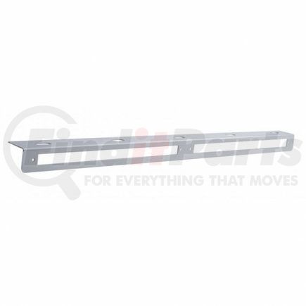 United Pacific 20780B Light Bar Bracket - 25 5/16" Stainless, with Two 12" Light Bar Cut-Outs