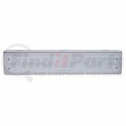 UNITED PACIFIC 20793 Light Bar - Stainless, with Bracket, Parking/Turn/Clearance Light, Red LED, Chrome Lens, Stainless Steel, Dual Row, 14 LED Per Light Bar
