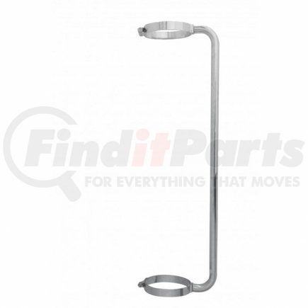 United Pacific 21250 Exhaust Stack Muffler Guard Grab Handle - 34", Chrome, 5" Clamp