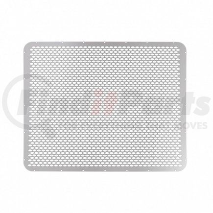 UNITED PACIFIC 21152 - hood grille insert - peterbilt 379 short hood stainless grille - alternating oval holes | 304 stainless grille mesh for peterbilt 379 w/ short hood-alternating oval holes