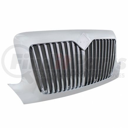 UNITED PACIFIC 21148 - grille - chrome grille with bug screen for 2002-2020 international durastar | chrome grille with bug screen for 2002-2021 international durastar