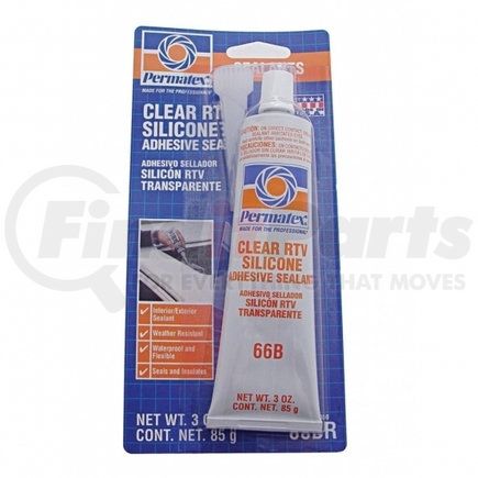 United Pacific 21718-2 Sealant - Clear RTV Silicon Adhesive, 3-Ounce Tube