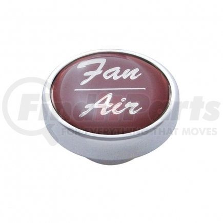 UNITED PACIFIC 23252 - dash knob - "fan/air" dash knob - red glossy sticker | "fan/air" dash knob - red glossy sticker