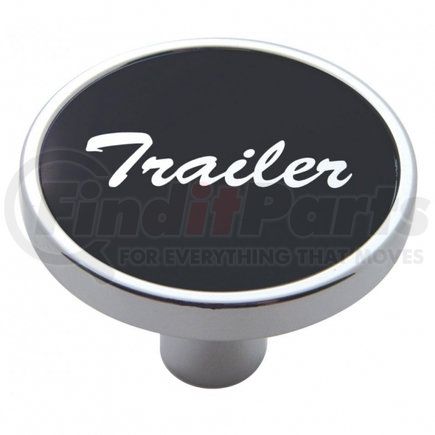 United Pacific 23272 Air Brake Valve Control Knob - "Trailer" Short, Black Aluminum Sticker