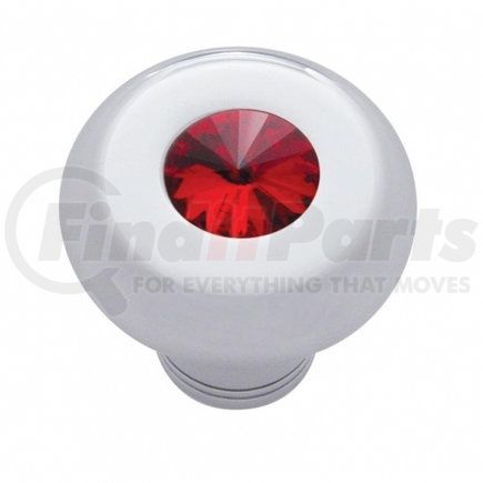 UNITED PACIFIC 23587 - dash knob - small deluxe dash knob with red diamond | small deluxe dash knob with red diamond