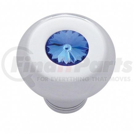 UNITED PACIFIC 23583 - dash knob - small deluxe dash knob with blue diamond | small deluxe dash knob with blue diamond