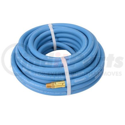 CONTINENTAL 65135 - [formerly goodyear] air hose - 1/4" x 50' blue 1/4-18npt couplings | service station air hose