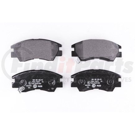 HELLA 355005781 Disc Brake Pad Set