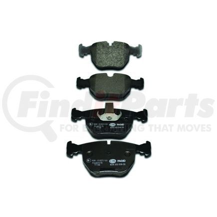 HELLA 355008281 Disc Brake Pad Set