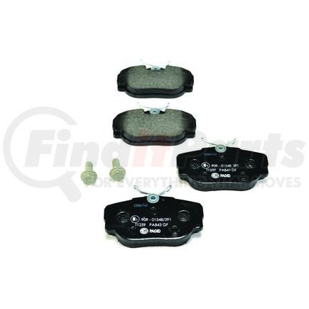 HELLA 355009541 Disc Brake Pad Set