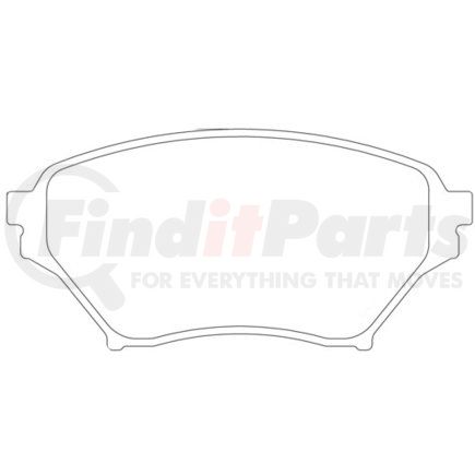 HELLA 355010261 Disc Brake Pad Set