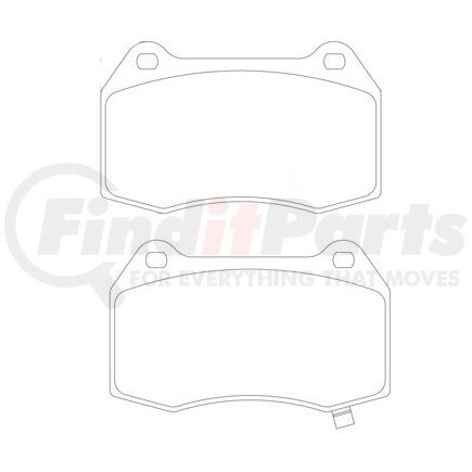 HELLA 355010681 Disc Brake Pad Set