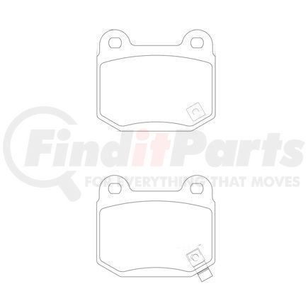 HELLA 355010691 Disc Brake Pad Set