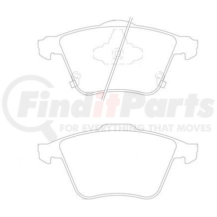 HELLA 355011051 Disc Brake Pad Set