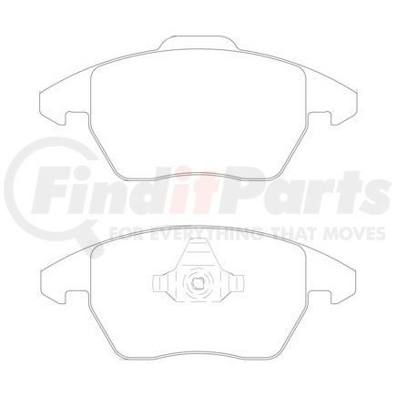 HELLA 355011811 Disc Brake Pad Set