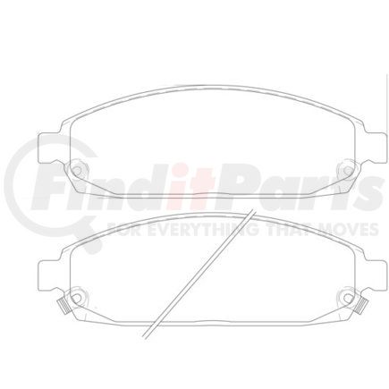 HELLA 355012101 Disc Brake Pad Set