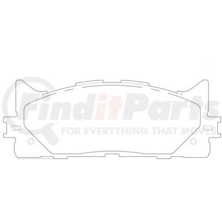 HELLA 355012401 Disc Brake Pad Set