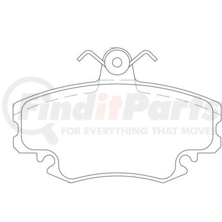 HELLA 355012671 Disc Brake Pad Set