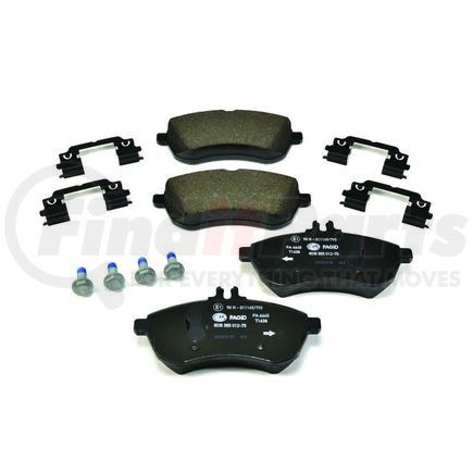 HELLA 355012751 Disc Brake Pad Set