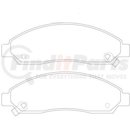 HELLA 355013291 Disc Brake Pad Set