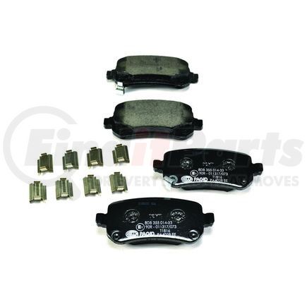 HELLA 355014331 Disc Brake Pad Set