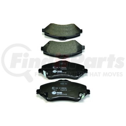 HELLA 355014321 Disc Brake Pad Set