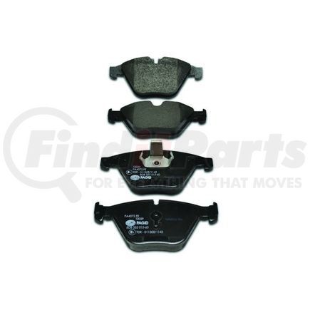 HELLA 355015601 Disc Brake Pad Set