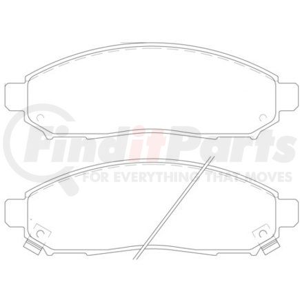 HELLA 355016121 Disc Brake Pad Set