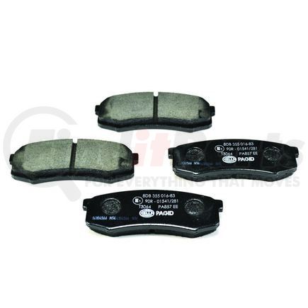 HELLA 355016831 Disc Brake Pad Set